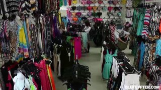 Shoplifter submitted into a strip search