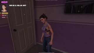 [Gameplay] House Party Walkthrough Uncensored Full Game v.0.18.1 Part 2 - Maddison...