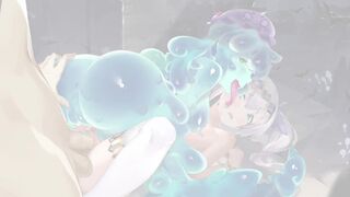 [Gameplay] Sex With Slime Girl and Princess [2D Hentai Game, 4K, 60FPS, Uncensored]
