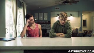 Jack and Trevor Seduces Mature Gay in 3some
