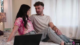 Tiny Asian teen sneaky sex with the BF