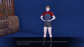 [Gameplay] World's Crossing Academy game Intro with sex scene at the end of the vi...