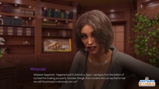 [Gameplay] EP10: Indecent proposal with principal Miranda Part 2 [College Bound - ...