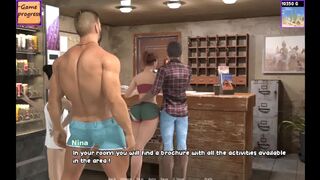 [Gameplay] The Motel Gameplay #30 Two Horny Teen Sluts Suck On a Big Cock