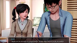 [Gameplay] Jugando en la piscina | Escuela Solvalley cap 2 | Gameplay MrCockSan