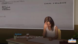 [Gameplay] EP11: REAL CAUGHT Girl masturbating with a huge DILDO [College Bound - ...