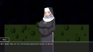 [Gameplay] Kingdom of Subversion #07 Horny Nun Broke Her Vows To Fuck My Big Cock
