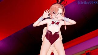 [Gameplay] Mikamo Neru (Bunny Girl ver.) and I have intense sex at a love hotel. -...