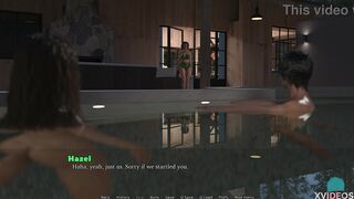 [Gameplay] THE CABIN #34 • Hot action with redhead in the pool