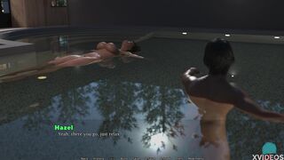 [Gameplay] THE CABIN #34 • Hot action with redhead in the pool