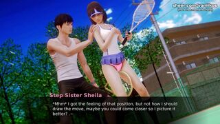 [Gameplay] Waifu Academy | Naughty Asian Teen Step Sister Sits On Step Brother's C...