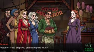 [Gameplay] Game of whores ep 28 Sexo Anal no dia de Aniversario da Sansa Stark