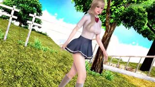 [Gameplay] Flirty MILF with watermelon boobs takes advantage of boyfriend in the j...