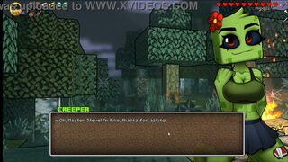 [Gameplay] HornyCraft [Minecraft Parody Hentai game PornPlay ] Ep.21 the creeper g...