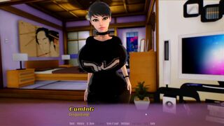 [Gameplay] The wants of summer [Hentai game PornPlay] Ep.2 peeping on the stepsis ...