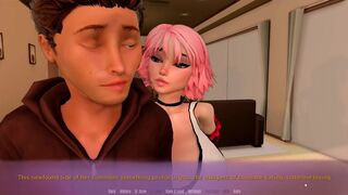 [Gameplay] The wants of summer [Hentai game PornPlay] Ep.9 my step sister pull dow...