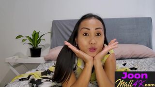 Petite big ass Asian teen fucked herself