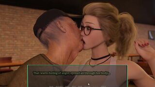 [Gameplay] Creepy Old Man Seducing a young Woman Girl Fictional Story Ep 1