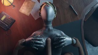 [Gameplay] Atomic Heart Black guy tits fuck Robot Girl Big Boobs Cum on the face T...