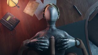[Gameplay] Atomic Heart Black guy tits fuck Robot Girl Big Boobs Cum on the face T...
