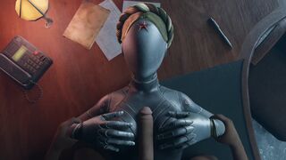 [Gameplay] Atomic Heart Black guy tits fuck Robot Girl Big Boobs Cum on the face T...