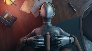 [Gameplay] Atomic Heart Black guy tits fuck Robot Girl Big Boobs Cum on the face T...