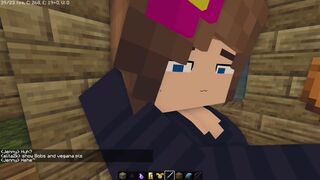 [Gameplay] Minecraft Jenny Getting doggy Fuck in her Whore House
