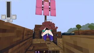[Gameplay] Minecraft Porn Luna getting fucked in her yacht