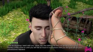 [Gameplay] Town of Femdom E4 - I lick clean the stinky feet of Princess Bryanna