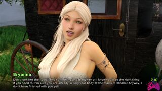[Gameplay] Town of Femdom E4 - I lick clean the stinky feet of Princess Bryanna