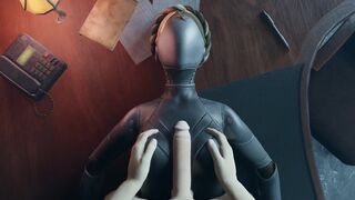 [Gameplay] Atomic Heart No Hands White guy tits fuck Robot Girl Big Boobs Cum on t...