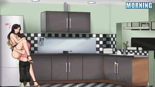 [Gameplay] House Chores - Beta 0.XII.1 Part 33 My Horny Step-Aunt Sex In The Kitch...