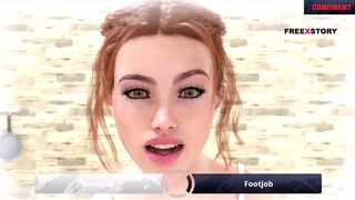 [Gameplay] College kings adult porn game first sex scene Dream about Riley with vo...