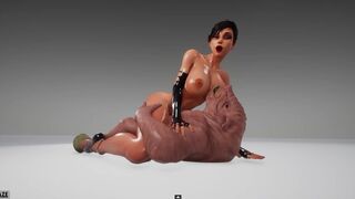 Busty Babe Breeds With Pig Monster | Big Cock Monster | 3D Porn Wild Life