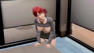 [Gameplay] her pov fpov masturbation desk comer animation from her point girl pov