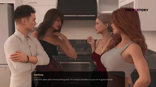[Gameplay] No more money visual sex novel - Getting blowjob from Lauran