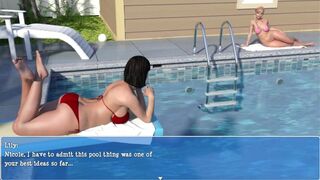 [Gameplay] Lily Of The Valley: Two Sexy Naked House Wife's By The Pool-Ep18