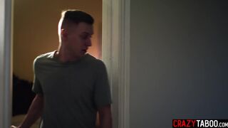 Sexy teen fucked so hard in the hallway