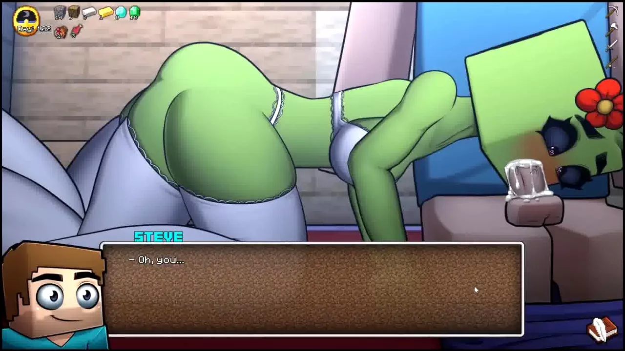 [Gameplay] HornyCraft [Minecraft Parody Hentai Game ] Ep.24 Creeper Girl  And Pigle... - FAPCAT