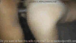 White slut loves his hard black cock