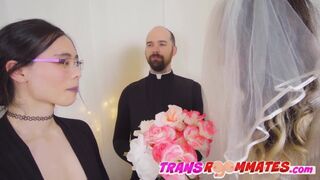 Hot Trans Couple have Shotgun Wedding