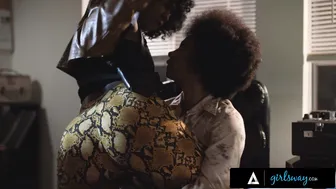 Girls Way - GIRLSWAY - Detective Misty Stone Has Hard Sex With Her Colleague On Their Desk At The Police Station