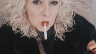 Smoker MILF sends you a smoke selfie video what to expect when you visit her today