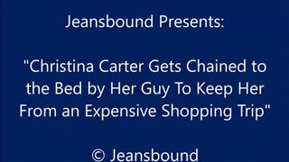 Clips 4 Sale - Christina Carter Bound to the Bed by Her Guy - SD