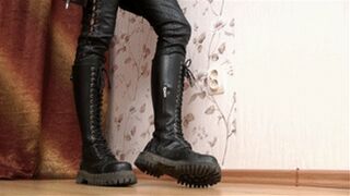 Clips 4 Sale - Ginger in high Doc Martens boot is ready to squash you right now, fc038h 720p