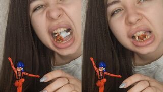 Eating little superheroes