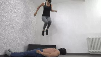 Clips 4 Sale - Brutal Kicking And Trampling Workout