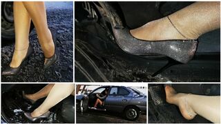 Clips 4 Sale - EXCLUSIVE: Emily brutally burned engine of Dodge Neon after repair second time