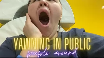 Clips 4 Sale - Yawning Attack In A Public Place