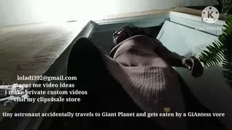 Clips 4 Sale - Giantess Vore Short Tiny Astronauts Accidentally Lands In A Giant World And Get Eaten By A Giantess Avi